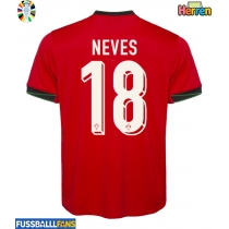 Portugal Ruben Neves #18 Heimtrikot EM 2024 Kurzarm